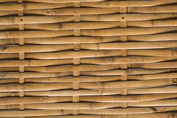 Bamboo wall weave Thai folk art