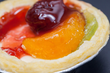 Fruit cupcakes, delicious and healthy