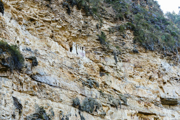 Sarcophagus of Karajía in north Peru near Chachapoyas/ Department Amazonas/ Peru/ south america