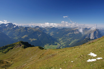 Fototapeta na wymiar Gipfel und Tal