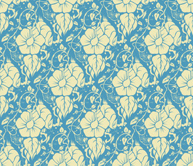 Seamless Floral Damask Pattern