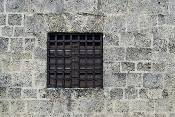 Fototapeta na wymiar Old window and wall