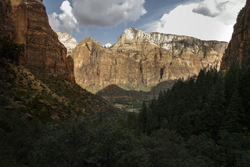 Fototapeta na wymiar Zion Canyon 