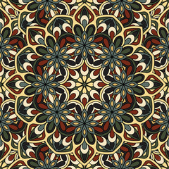 Seamless repeating pattern from the mandala