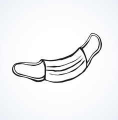 Medical mask. Vector drawing