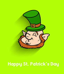 Sleeping Leprechaun Face Expression