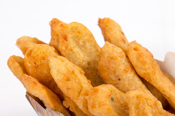 Deep fried Shrimps ebi tempura japanese cuisine