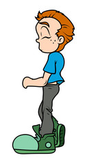 Young Cartoon Boy