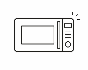 Microwave vector icon