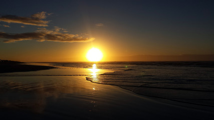 Fototapeta premium Pôr do sol na praia