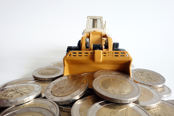 Money, coins, finance, economy, transportation