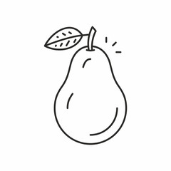 Pear vector icon