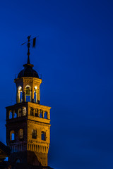 Fototapeta na wymiar Saluzzo Torre Comunale