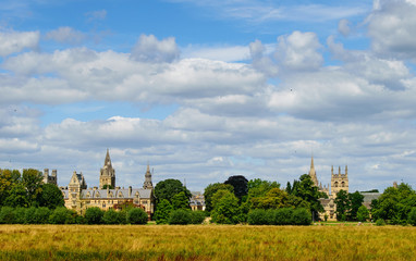 Fototapeta na wymiar Old buildings, architecture in Oxford
