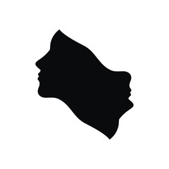 лицо силуэт