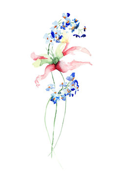 Original flowers illustration