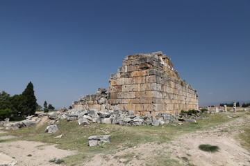 Ruins in Hierapolis Ancient City, Turkey