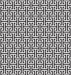Seamless Greek Key Geometric Pattern Background