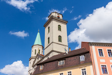 Fototapeta na wymiar Johanniskirche in der Altstadt von Zittau 