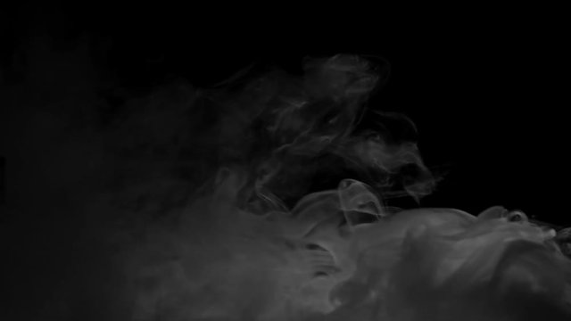 Smoke on black background for background or overlay on your footage.
