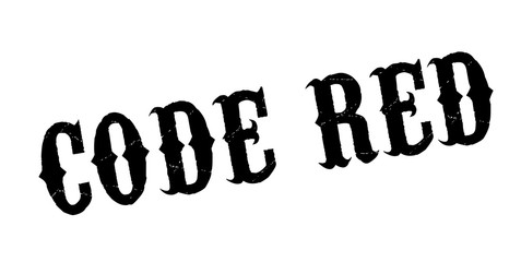 Code Red rubber stamp. Grunge design with dust scratches. Effects can be easily removed for a clean, crisp look. Color is easily changed.