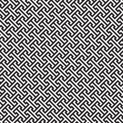 Seamless Greek Key Geometric Pattern Background