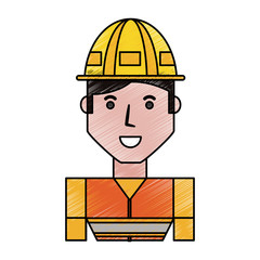 Worker profile cartoon