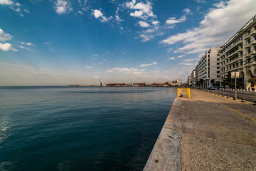 Thessaloniki Port at daytime, Greece