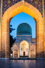 Madrassa in Samarkand, Uzbekistan - obrazy, fototapety, plakaty