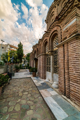 Fototapeta premium Saint Catherine or Ekaterina of Ekaterini, at Thessaloniki Ano Poli, Greece