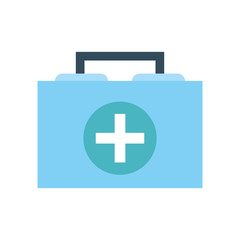 first aid kit healthcare icon image vector illustration design 