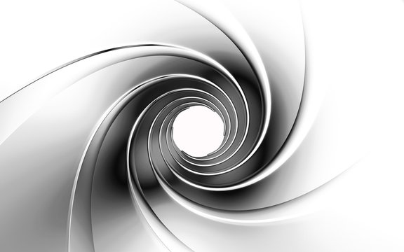 Gun Barrel 3d rendering