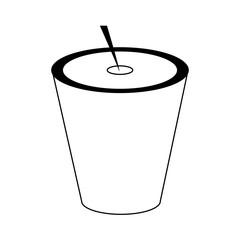 decorative candle icon image vector illustration design  black and white