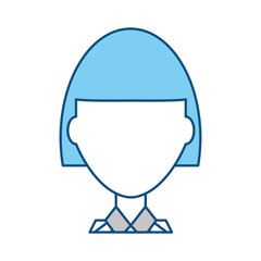 Doctor profile cartoon