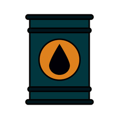 barrel oil industry icon image vector illustration design 