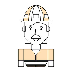 Worker profile cartoon