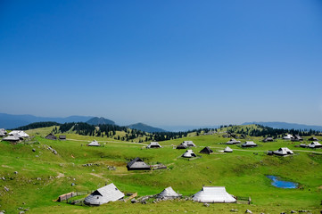 Green mountain old houses