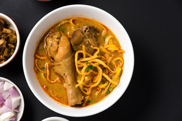 Khao Soi Recipe, Curried Noodle Soup with Chicken