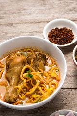 Khao Soi Recipe, Curried Noodle Soup with Chicken