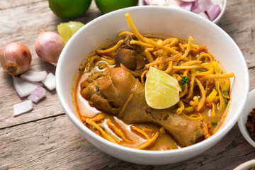 Khao Soi Recipe, Curried Noodle Soup with Chicken