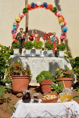 Details of patron saint festivities of the town of camara de lobos  celebration, madeira