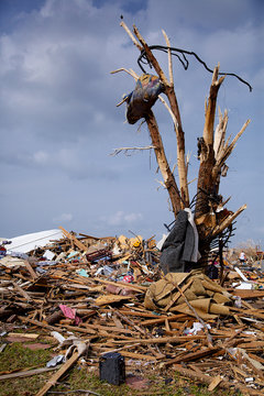 F5 Tornado Damage in Moore, Oklahoma