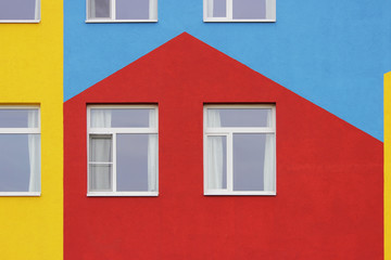nice colorful house a kindergarten for children