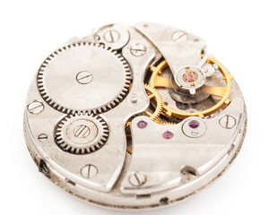 clockwork old mechanical  watch