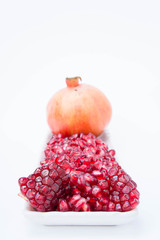 Fruit pomegranate fruit The juice is delicious.