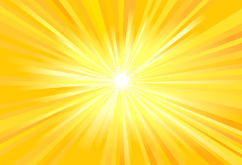 Sun light rays vector image