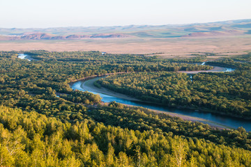 China 's root river wetland landscape