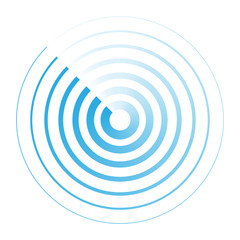 Radar abstract icon sign symbol logo vector illustration