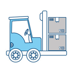 Forklift cargo vehicle