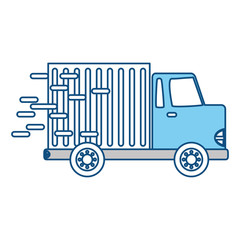 Delivery cargo truck
